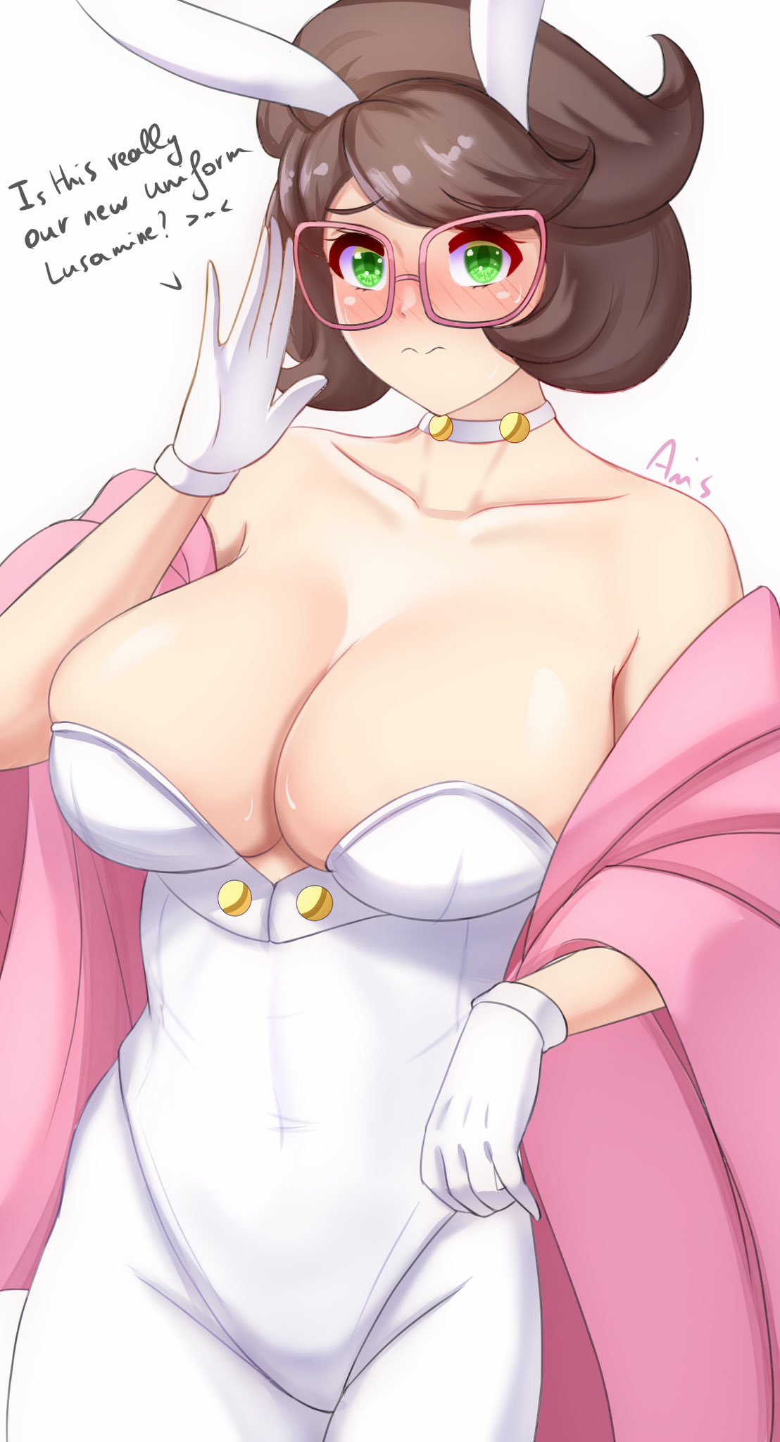 anisdrawn, breasts, female, female only, green eyes, nintendo, pokemon, solo, tagme, wicke (pokemon)