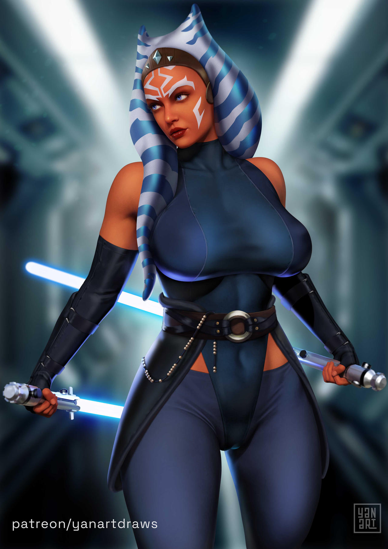 1girls 3d ahsoka_tano alien alien_girl alien_humanoid artist_name athletic athletic_female big_breasts blue_lightsaber breasts busty clone_wars clothed clothed_female clothing curvaceous curvy digital_drawing_(artwork) digital_media_(artwork) eyebrows eyelashes female female_focus female_only fit fit_female fully_clothed hips holding_object holding_sword holding_weapon hourglass_figure huge_breasts humanoid jedi large_breasts light-skinned_female light_skin lightsaber lips lower_body lucasfilm mature mature_female melee_weapon orange-skinned_female orange_body orange_skin star_wars star_wars:_ahsoka star_wars_rebels sword text the_mandalorian thick thick_legs thick_thighs thighs togruta top_heavy upper_body voluptuous waist weapon wide_hips yanartdraws