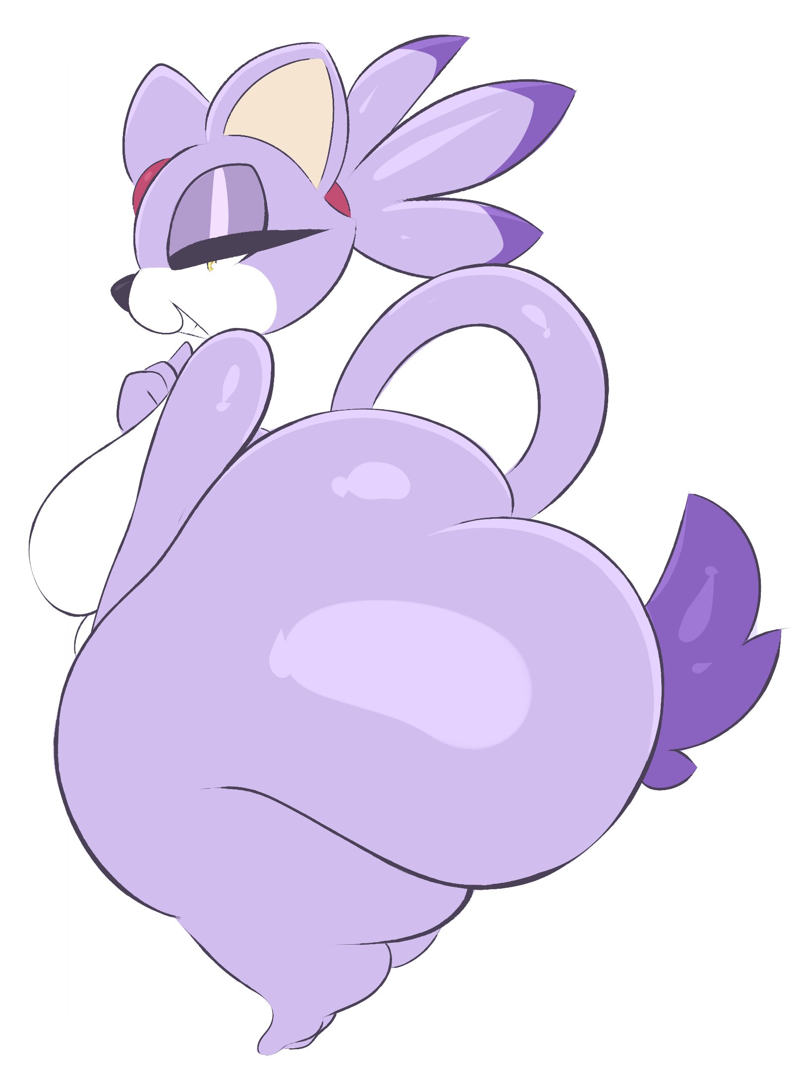 anthro, arizonathevixen, ass, ass bigger than head, ass focus, big ass, big breasts, blaze the cat, bottom heavy, breasts, casual, casual nudity, female, female only, hips wider than shoulders, huge ass, huge hips, hyper ass, looking at viewer, nude, sega, smile, sonic (series), sonic the hedgehog (series), teasing, wide hips
