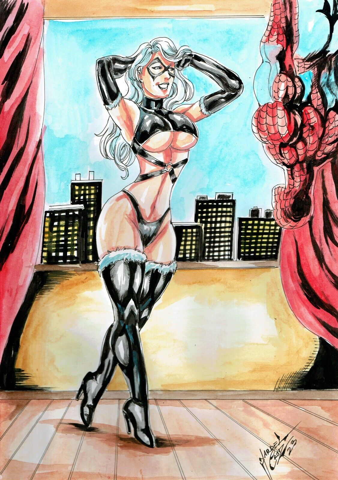Black Cat (Marvel) Rule 34 Image