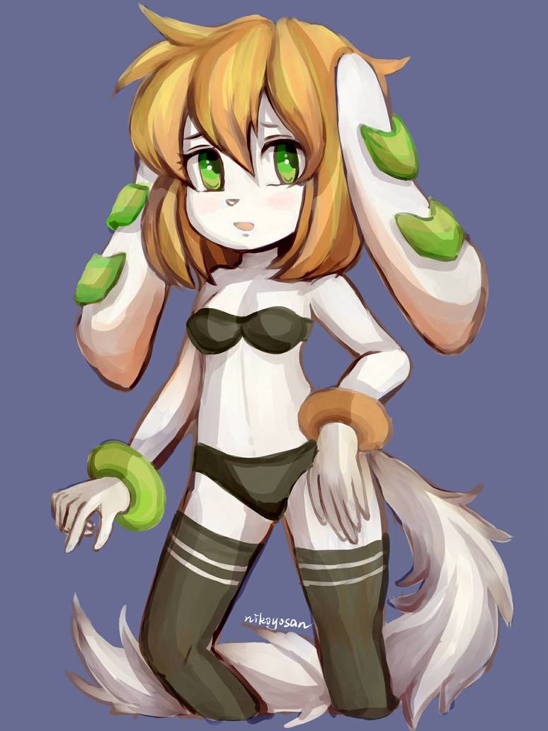 anthro canine clothing female freedom_planet freedom_planet_2 milla_basset nikoyosan video_games