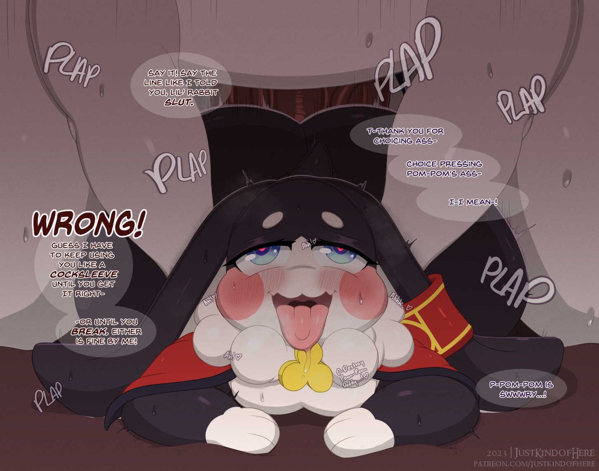 anthro, ass, big ass, bubble ass, bubble butt, furry, honkai (series), honkai: star rail, huge ass, justkindofhere, pom-pom (honkai: star rail), sex
