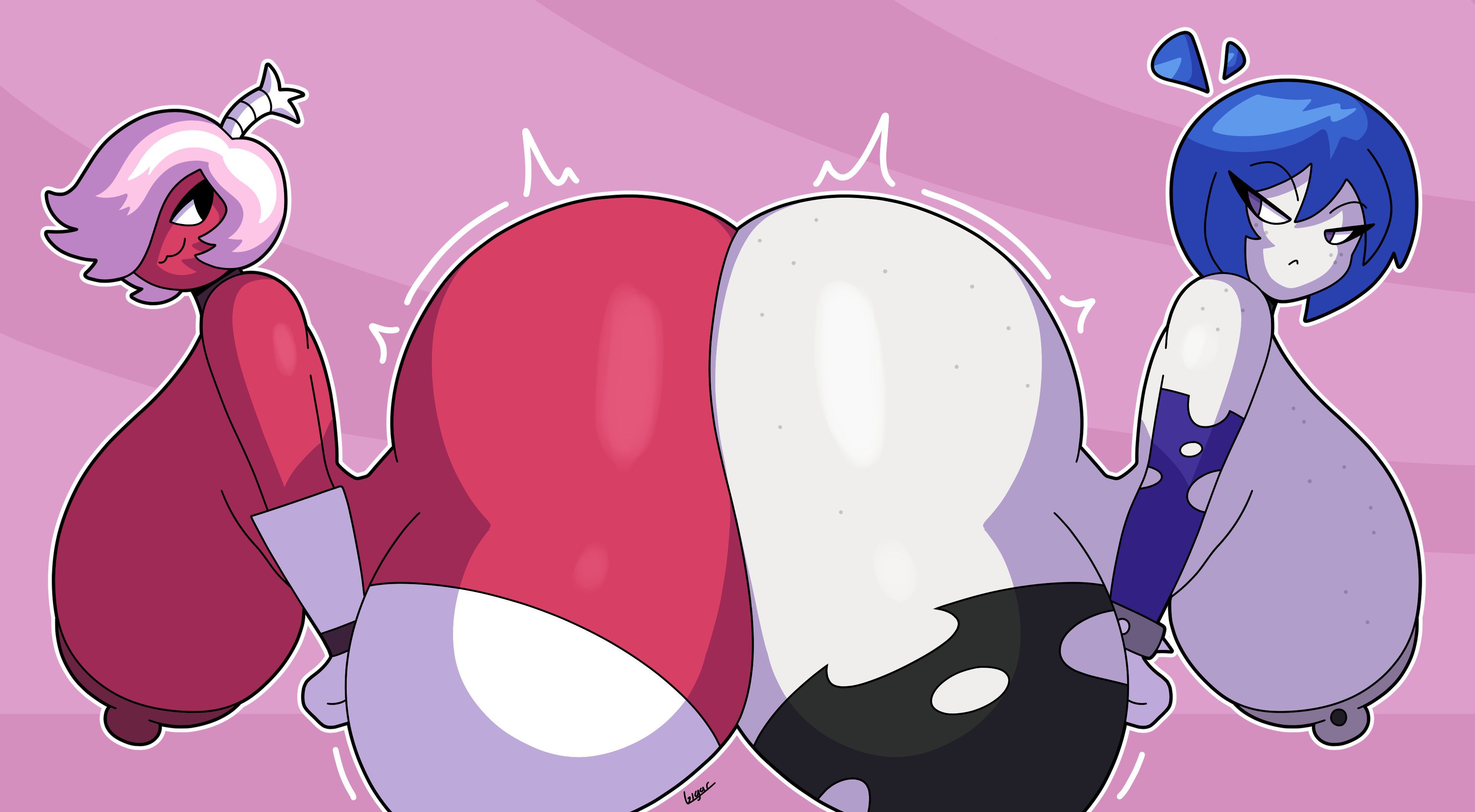 ass, big ass, big breasts, breasts, bubble ass, bubble butt, cheri (dorahden), dorahden, female, huge ass, tiddy (megabippy)