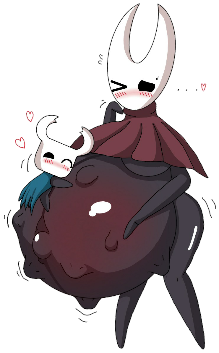 ass belly_expansion belly_inflation big_ass big_belly big_breasts big_butt big_thighs bloated bloated_belly bloating blush blushing bumping curves curvy curvy_female disproportional growing growing_belly heart hollow_knight hornet_(hollow_knight) huge_belly hyper_pregnancy implied_incest incest png pregnant pregnant_belly pregnant_female protagonist_(hollow_knight) saitoyang smaller_male taller_female team_cherry thick_thighs thighs