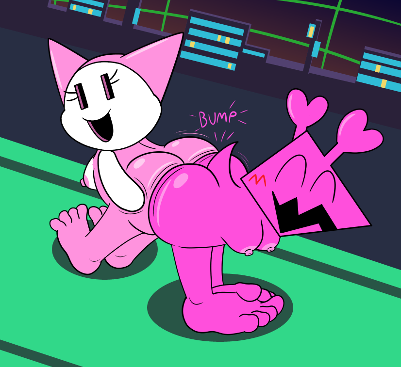 ass_to_ass barefoot breasts butt_bump darkner deltarune feet female female/female foot_fetish happy happy_sex mepwep nude plugboy sex short_stack shortstack toes tribadism undertale_(series) vaginal_penetration virovirokun yuri