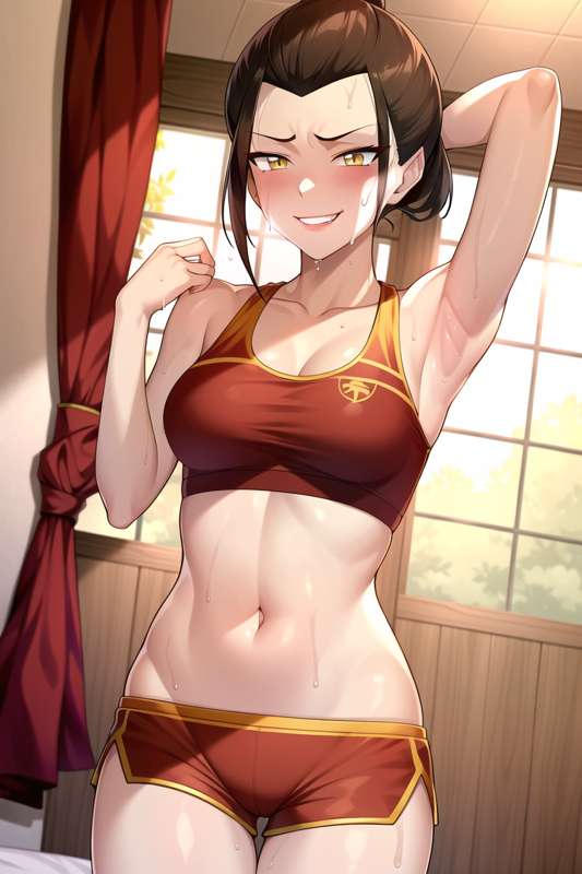 1girls ai_generated armpit avatar_legends avatar_the_last_airbender azula female fire_nation osyasenpai stable_diffusion