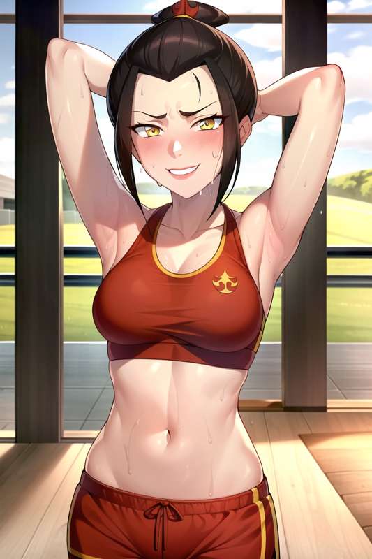 1girls ai_generated armpit avatar_legends avatar_the_last_airbender azula female fire_nation osyasenpai stable_diffusion