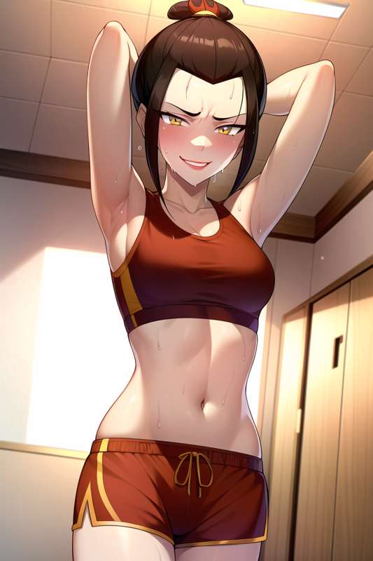 1girls ai_generated armpit avatar_legends avatar_the_last_airbender azula female fire_nation osyasenpai stable_diffusion