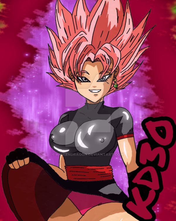 1girls areola areola_bulge artist_name aura black_fingerless_gloves black_gloves curvaceous curves curvy curvy_body curvy_female curvy_figure curvy_hips curvy_thighs dragon_ball dragon_ball_super earring erect_nipples erection female female_focus female_goku female_only female_saiyan female_zamasu fingerless_gloves gender_bender genderbent genderswap_(mtf) goku_black green_earrings grey_eyes grin grinning grinning_at_viewer hourglass_figure kiokendragon nipple_bulge nipples nipples_bulge old_art pink_aura pink_hair pink_underwear potara_earrings rule_63 saiyan saiyan_girl shiny shiny_breasts shiny_clothes shiny_hair shiny_skin smile smiley_face smiling smiling_at_viewer solo solo_female son_goku spiky_hair super_saiyan super_saiyan_rose thick thick_hips thick_legs thick_thighs thighs voluptuous voluptuous_female watermark zamasu