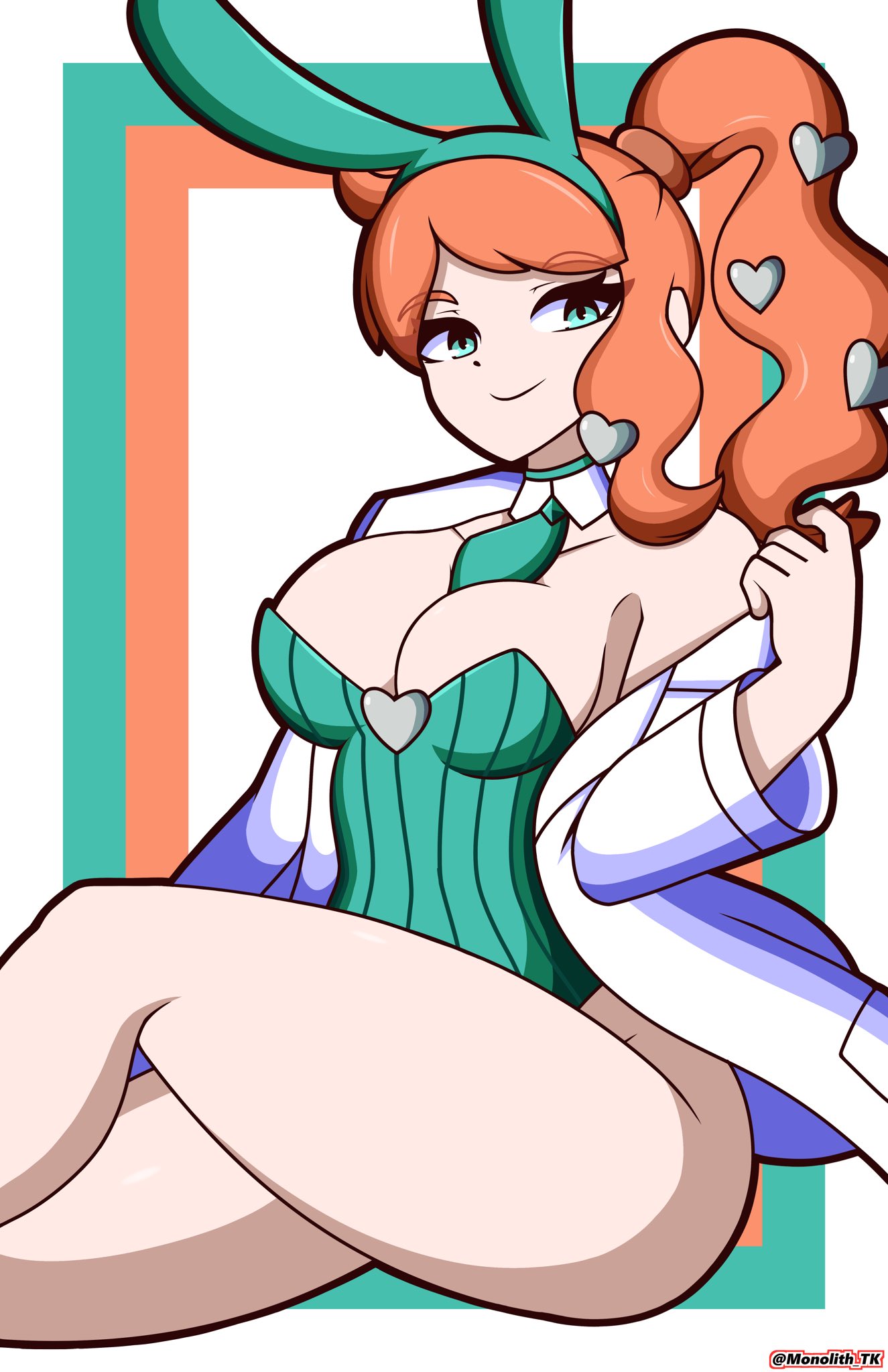 alternate_costume breasts female female_only monolith_tk nintendo pokemon pokemon_ss solo sonia_(pokemon)