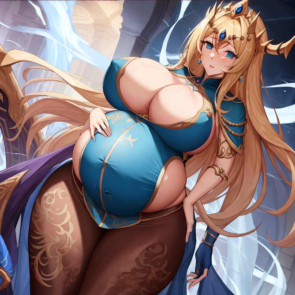 1girls ai_generated big_ass big_butt blonde_hair blue_clothes blue_clothing blue_eyes bubble_butt chaos_(warhammer) cult cultist female female_only gold_(metal) gold_jewelry jewelry large_ass large_butt pregnant solo solo_female tzeentch unstable_diffusion warhammer_(franchise) warhammer_40k warhammer_fantasy