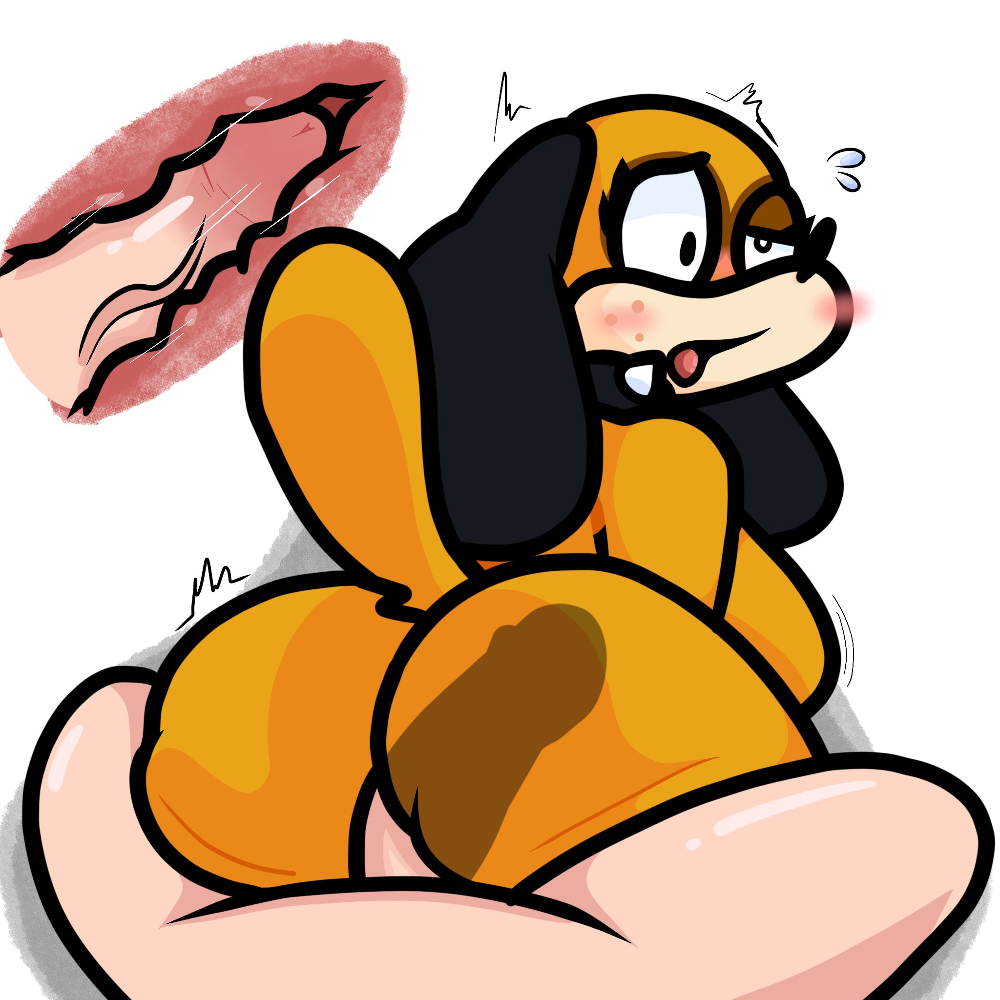 1boy, 1girls, anal, anal insertion, anal penetration, anal sex, anthro, ass, big ass, big breasts, breasts, brown body, brown fur, bubble ass, bubble butt, canine, domestic dog, duck hunt, duck hunt dog, duo, female, female focus, female penetrated, fur, furry, hi res, huge ass, human, human on anthro, huntress (lewdewott), interspecies, lewdewott, light skin, light-skinned male, looking pleasured, male, male penetrating, male penetrating female, male/female, mammal, nintendo, nude, penis, penis in ass, pleasured, sex, simple background, straight, thick thighs, white background, wide hips