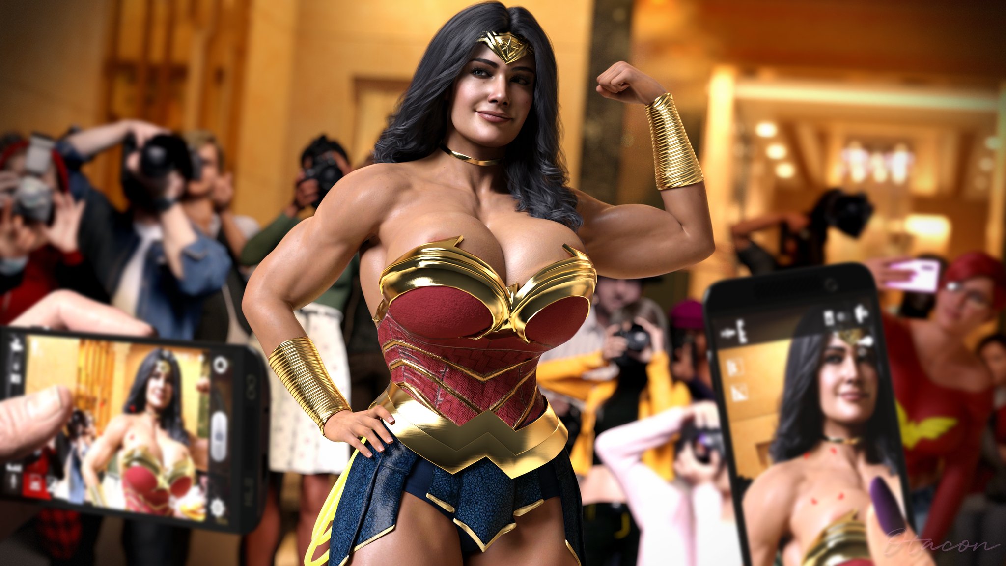1girls, 3d, 3d (artwork), amazon, amazonian, ass, athletic, athletic female, big ass, big boobs, big breasts, black hair, boobs, bottom heavy, breasts, bust, busty, chest, cleavage, curvaceous, curvy, curvy figure, dc, dc comics, demigod, demigoddess, diana of themyscira, diana prince, female, female focus, hero, heroine, hips, hourglass figure, huge ass, huge breasts, human, justice league, large ass, large breasts, legs, light skin, light-skinned female, lips, long hair, mature, mature female, olive skin, otacon212, princess, superhero, superheroine, themysciran, thick, thick hips, thick legs, thick thighs, thighs, top heavy, voluptuous, voluptuous female, waist, wide hips, wonder woman, wonder woman (series)