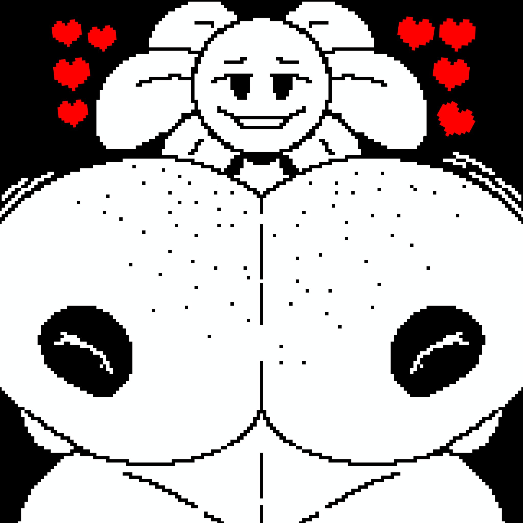 1:1, 1girls, 2023, big breasts, black background, black nipples, bouncing breasts, breasts, breasts focus, female, female only, flowey the flower, flowey with a body, genderswap, genderswap (mtf), heart, hidden pussy, humanoid, looking at viewer, motion, motion lines, naked, nipples, nude, nude female, pixel (artwork), pixel art, plant, plantie, pussy, red heart, rule 63, smile, solo, solo female, undertale, undertale (series), videogamedunky, white skin