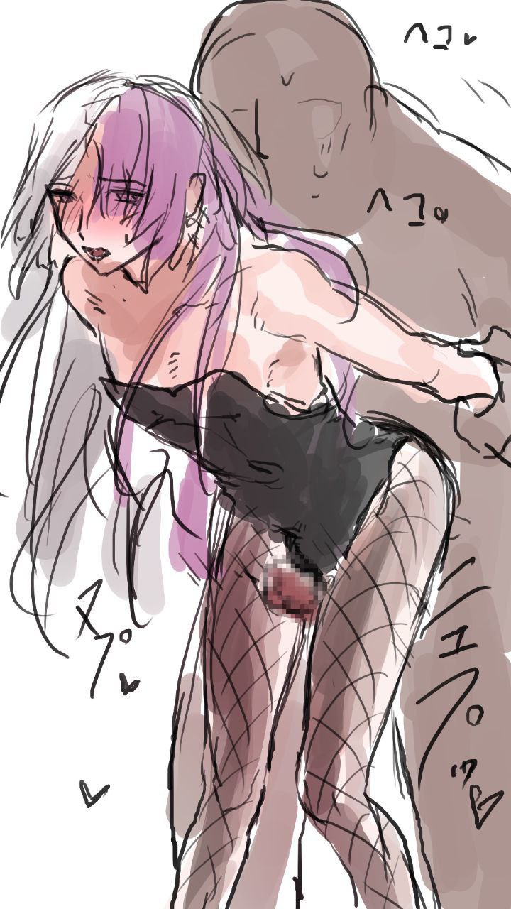 2boys, androgynous, blush, bungo stray dogs, censored, etya po, feminine, gay sex, male, male only, sigma (bungo stray dogs), stockings, thigh sex
