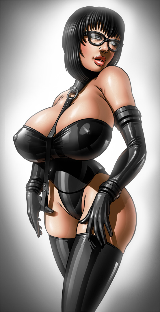 female, glasses, latex, tagme, toydoll