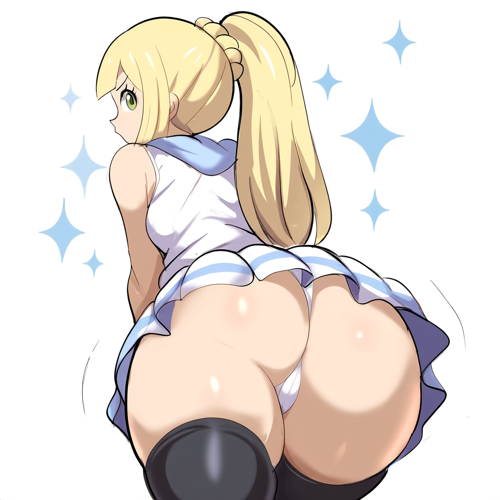 1girls 2024 2d 2d_(artwork) aged_up ai_generated ass blonde_hair game_freak huge_ass lillie_(pokemon) mullon nintendo novelai panties pokemon pokemon_(anime) pokemon_(game) pokemon_sm solo solo_female solo_focus thick_thighs