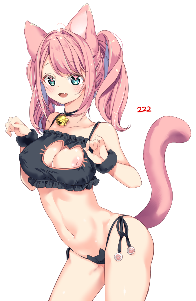 1girls almost_naked almost_nude animal_ear_fluff animal_ears animal_tail arami_o_8 areola_slip areolae areolae_slip bare_arms bare_back bare_belly bare_chest bare_hands bare_hips bare_legs bare_midriff bare_navel bare_nipples bare_shoulders bare_skin bare_thighs belly belly_button black_bra black_choker black_collar black_g-string black_panties black_thong black_underwear blue_eyes blue_eyes_female blush blush_face blush_lines blushed_face blushing_face blushing_female bra breasts busty busty_female busty_girl cat_ears cat_tail choker cleavage collar collarbone dot_nose elbows exposed_arms exposed_back exposed_belly exposed_chest exposed_hips exposed_legs exposed_midriff exposed_navel exposed_nipples exposed_shoulders exposed_skin exposed_thighs eyebrows_visible_through_hair fair_skin female female_focus female_naked female_only fingers g-string high_resolution highres large_breasts lean_body lean_figure legs light-skined_female light-skinned light-skinned_female light_skin light_skin_female light_skinned light_skinned_female long_hair looking_at_viewer midriff mostly_nude naked naked_female naked_woman narrow_waist navel nearly_nude nipples nude nude_female nudity open_mouth open_mouth_smile original original_art original_artwork original_character panties parted_bangs parted_lips pink_eyebrows pink_hair pink_hair_female practically_nude shoulders side-tie_panties simple_background slender_body slender_waist slim_girl slim_waist smile smiley_face smiling smiling_at_viewer smooth_skin solo standing thick_thighs thighs thin_waist thong tongue twintails twintails_(hairstyle) uncensored uncensored_breasts uncensored_nipples underwear upper_body v-line white_background