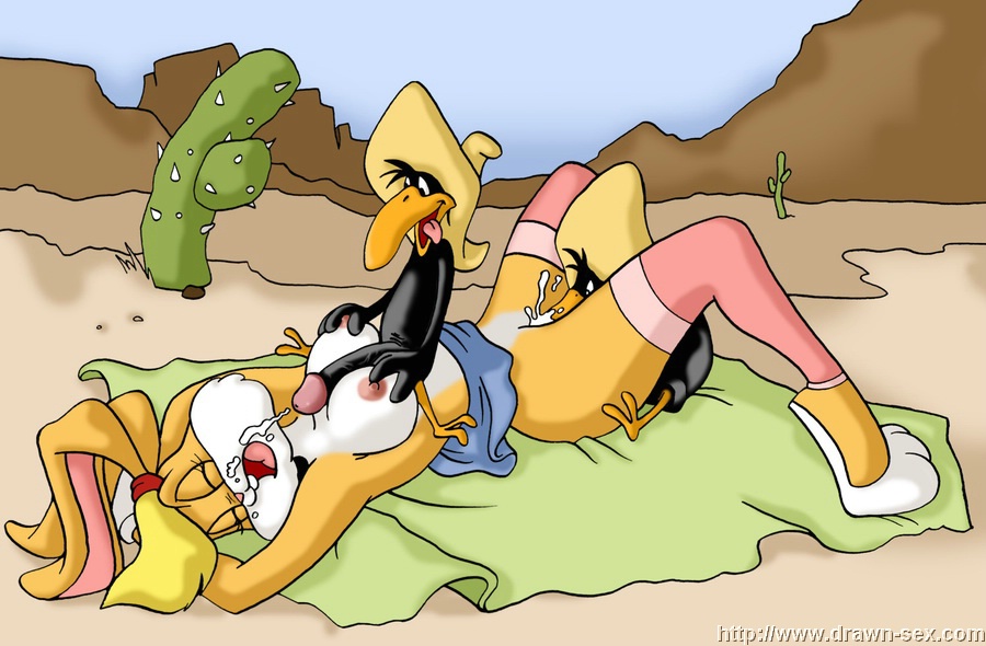 avian beakjob bird cactus crow cunnilingus dessert drawn-sex.com lola_bunny looney_tunes male/female outdoors outside paizuri rabbit rodent skirt_around_belly space_jam stockings threesome titjob