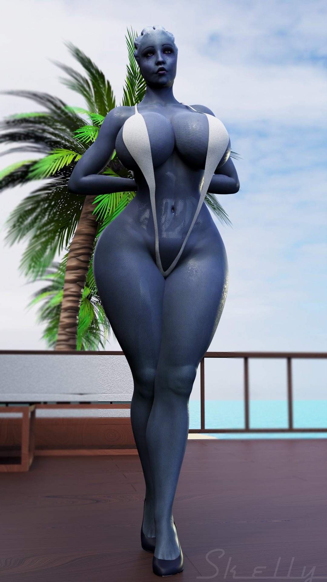 1girls 3d alien alien_girl alien_humanoid asari ass athletic athletic_female big_ass big_breasts bioware blue-skinned_female blue_body blue_skin bottom_heavy breasts bust busty chest cleavage curvaceous curvy curvy_figure electronic_arts eyebrows eyelashes eyes female female_focus female_only fit fit_female hips hourglass_figure huge_ass huge_breasts humanoid large_ass large_breasts legs liara_t'soni lips mass_effect mass_effect_2 mass_effect_3 mature mature_female skelly3d slim slim_waist sling_bikini solo tentacle_hair thick thick_hips thick_legs thick_thighs thighs top_heavy top_heavy_breasts upper_body voluptuous voluptuous_female waist wide_hips