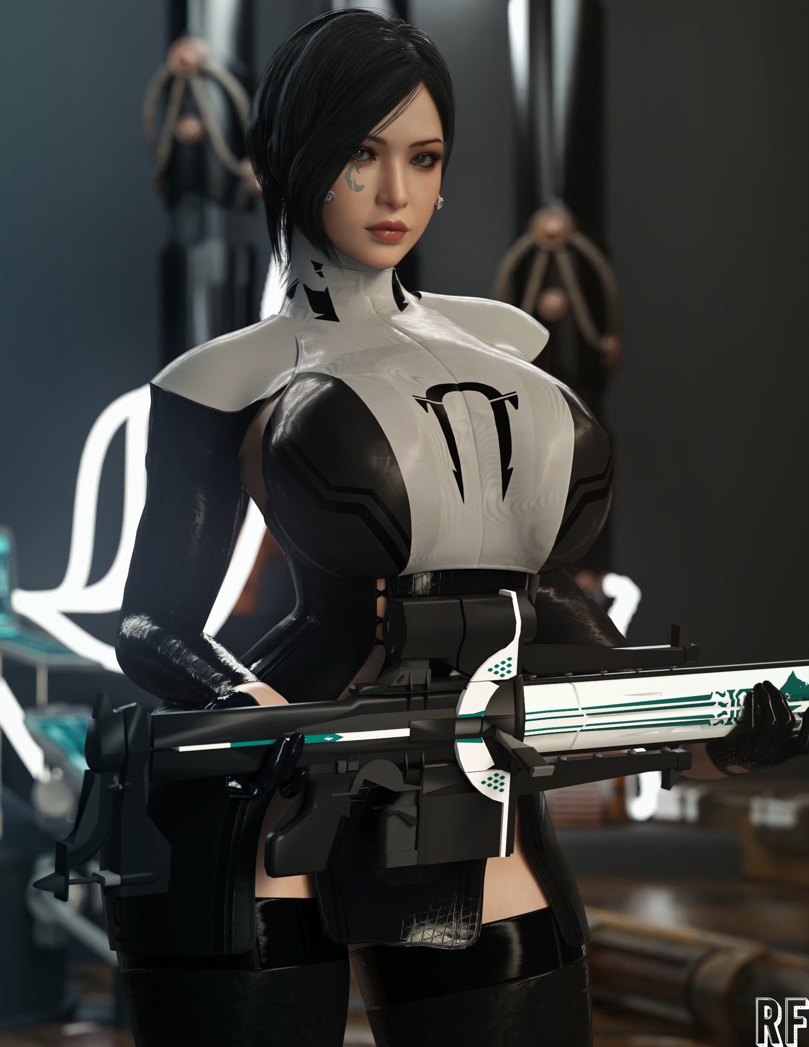1girls, 3d, ada wong, ada-1, asian, asian female, ass, athletic, athletic female, big ass, big breasts, black armory, black hair, breasts, bungie, busty, capcom, chinese, chinese female, cleavage, curvaceous, curvy, curvy figure, dark hair, destiny (game), digital media (artwork), eyebrows, eyelashes, eyes, female, female focus, female only, fit, fit female, fully clothed, hair, hips, hourglass figure, huge breasts, human, large breasts, legs, light skin, light-skinned female, lips, mature, mature female, resident evil, resident evil 2, resident evil 2 remake, resident evil 4, resident evil 4 remake, rude frog, solo, solo female, straight hair, thick, thick legs, thick thighs, thighs, top heavy, upper body, voluptuous, voluptuous female, waist, wide hips