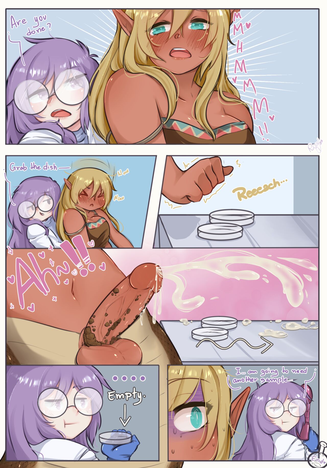 1futa, 1girls, balls, big breasts, big penis, bottomless, breasts, clothed, clothing, cock vore, comic, cum, dark skin, dark-skinned futa, dialogue, ejaculation, english, english text, erection, female, fully clothed, futa giantess, futa on female, futanari, giantess, human, humanoid, humanoid penis, implied vore, intersex, lamia, larger futa, light skin, light-skinned female, macro, medium breasts, micro female, micro on macro, mostly nude, naga, orgasm, page 5, partially clothed, penis, rowychan, size difference, smaller female, snake, snake futa, tagme, text, vore