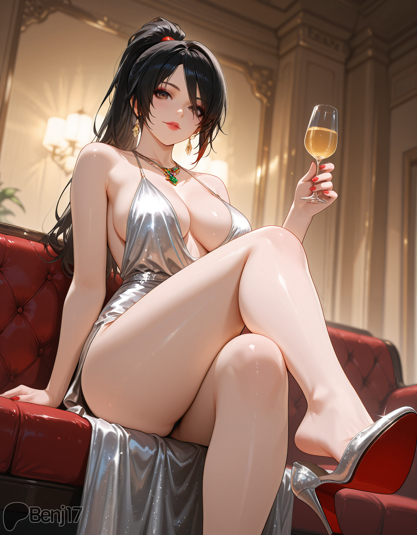 ai generated, anus, ass, balls, benj17, dead or alive, erection, feet, feet focus, feet up, female, foot fetish, male, momiji (ninja gaiden), navel, nipples, nude, nude female, penis, pussy, sex, soles, sweat, testicles, toes, uncensored, vagina, vaginal penetration, veiny penis