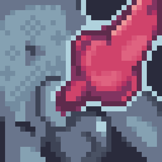 1:1 animal_genitalia animal_penis anthro canid canine canine_genitalia canine_penis canis close-up colored digital_media_(artwork) effects erection genitals knot knotted_penis low_res male mammal navel nightowl0090 penis pixel_(artwork) solo wolf