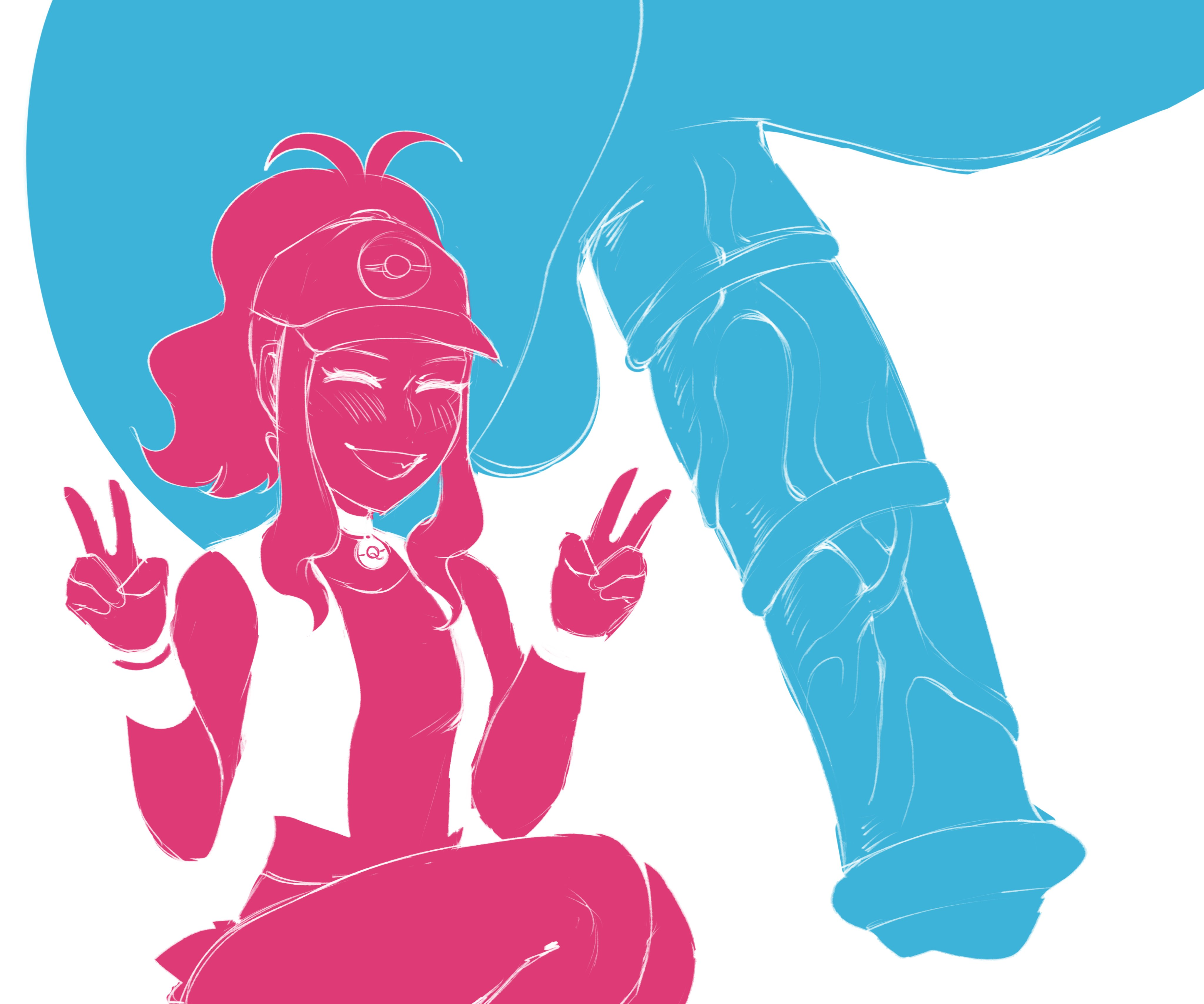 1girls, 2026, 2d, animal genitalia, animal penis, balls, ballsack, bestiality, cock, dick, equid, equine, equine genitalia, equine penis, female, game freak, genitals, gesture, hi res, highres, hilda (pokemon), horse, horse penis, horsecock, huge balls, huge cock, nintendo, peace sign, penis, pokemon, pokemon bw, queen of pokemon, scrotum, ship dynamics, small breasts, testicles, v, v sign, vein, veins, veiny penis, wingedwasabi, zoophilia