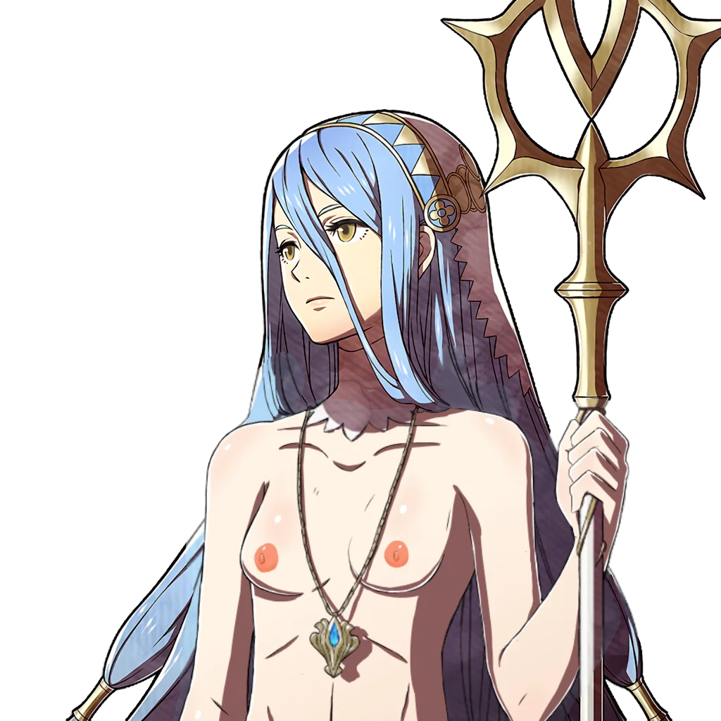 1girls accessory azura_(fire_emblem) bare_shoulders blue_hair breasts collarbone completely_nude edit expressionless female female_only fire_emblem fire_emblem_fates light_blue_hair long_hair necklace nintendo nipples nude nude_female nude_filter samuraijam34 shoulders small_breasts solo spear transparent_background upper_body very_long_hair weapon yellow_eyes