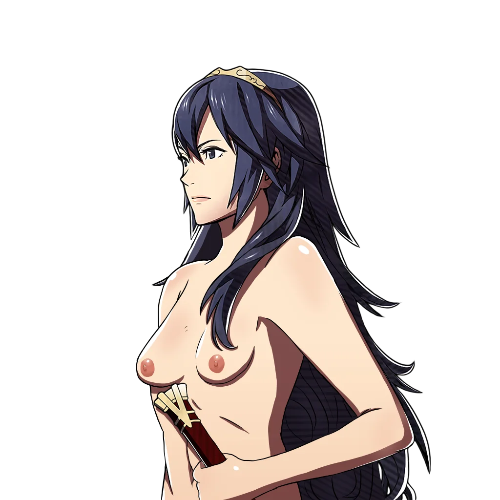 1girls bare_shoulders blue_eyes blue_hair breasts completely_nude edit falchion_(fire_emblem) female female_only fire_emblem fire_emblem_awakening fire_emblem_fates hair_between_eyes long_hair lucina_(fire_emblem) nintendo nipples nude nude_female nude_filter samuraijam34 shoulders small_breasts solo sword tiara transparent_background upper_body very_long_hair weapon