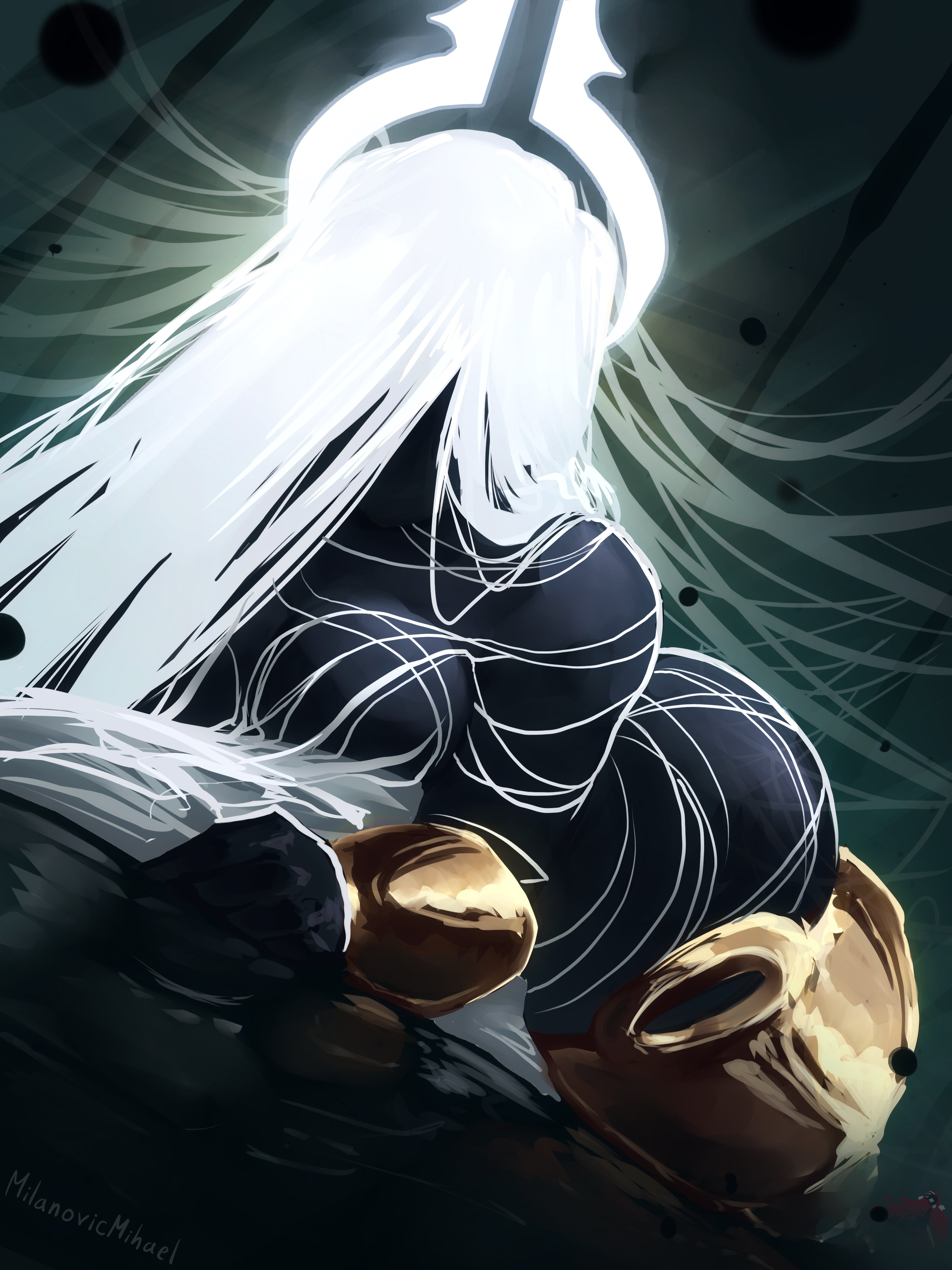 1girls, big ass, big breasts, big butt, busty, curves, curvy, divine, female, female only, gilf, god, goddess, grand mother silk, hollow knight, hollow knight: silksong, huge breasts, large ass, large breasts, large butt, milanovicmihael, milf, silk, silky hair, thick, white hair