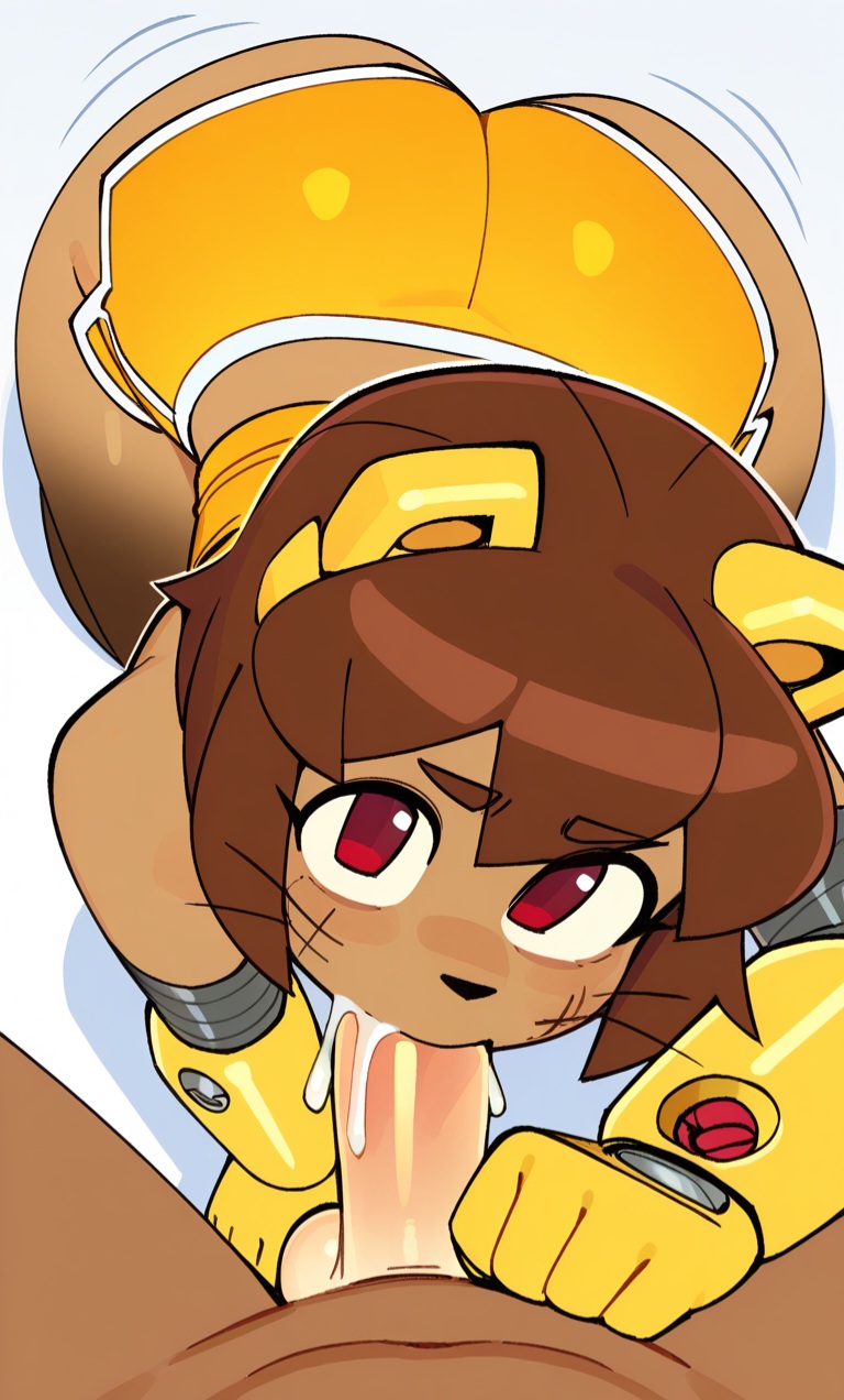 2d, ai assisted, ai generated, anthro, bikini, blowjob, blush, bra, catgirl, feline, fellatio, female, furry, gameoverse, glitch productions, hairy pussy, hero, kit (gameoverse), kit bodega, mexican female, nerdy female, panties, pov, sucking penis, viewed from above, youtube