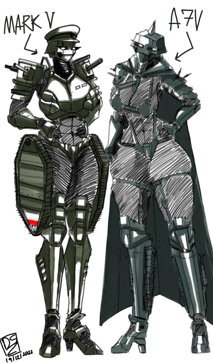 2girls a7v abs big_breasts bikini bikini_bottom bikini_top boobs breasts british female female_only german germany ggez2341 gijinka high_heels huge_breasts humanization humanized large_breasts living_tank machine mark_v multiple_girls muscular muscular_female robot robot_girl tagme taller_female taller_girl tank tankmorph thick_thighs thighs thunder_thighs