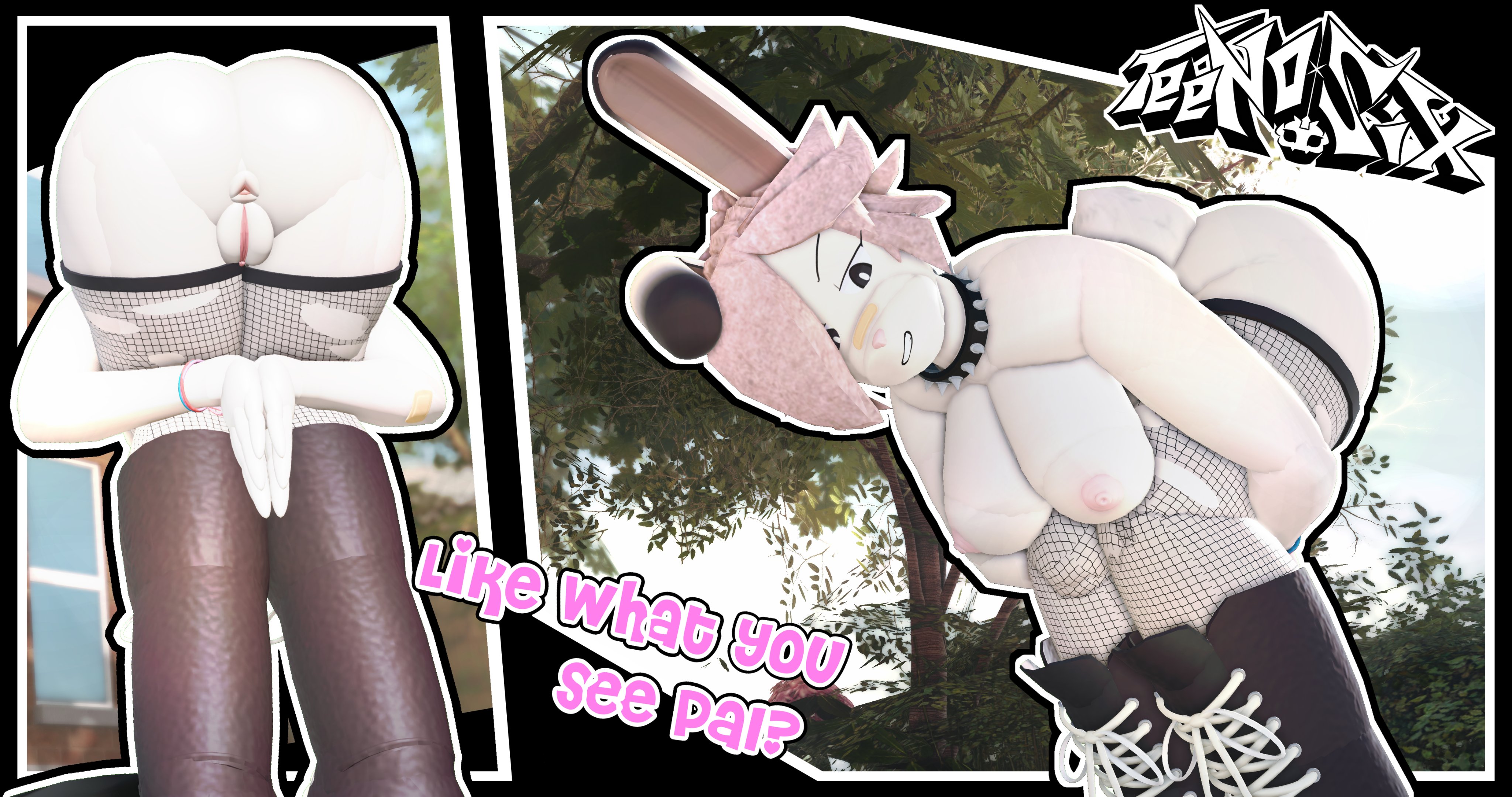1girls, 3d, bunny ears, bunny tail, female, humanoid, roblox, tagme, teenosix