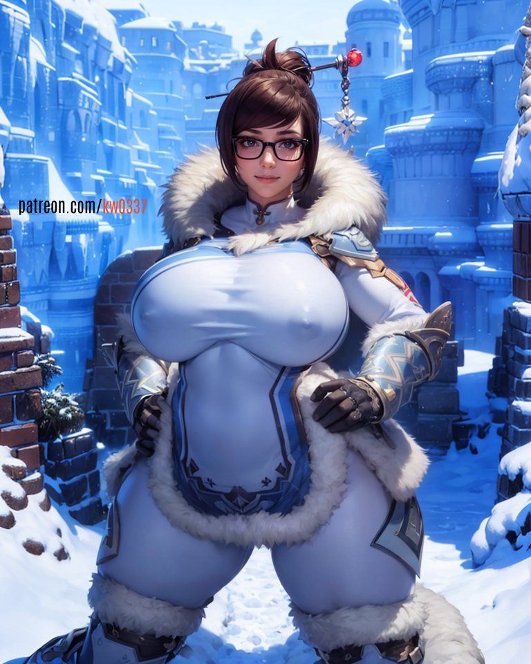 1girls, ai generated, asian, asian bimbo, asian female, ass, bbw, big ass, big breasts, big thighs, bimbo, breasts, brown hair, brunette, chubby, chubby female, female, kw0337, light skin, light-skinned female, looking at viewer, mei (overwatch), overwatch, pale skin, pale-skinned female, pov, tagme, thick thighs, tight clothing, wide hips