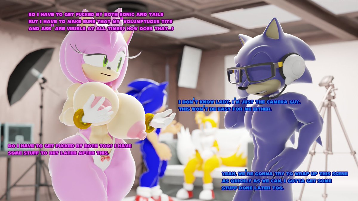 3d 3d_(artwork) amy_rose big_breasts female jax_(shatteredshor) lewdsidehill naked nude shatteredshor sonic_(series) sonic_the_hedgehog tails