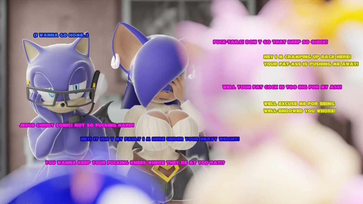 2girls 3d 3d_(artwork) amy_rose big_breasts boob_window double_penetration female jax_(shatteredshor) lewdsidehill naked nude penetration sex shatteredshor sonic_(series) sonic_the_hedgehog tails valencia_(zoothdoesthings)