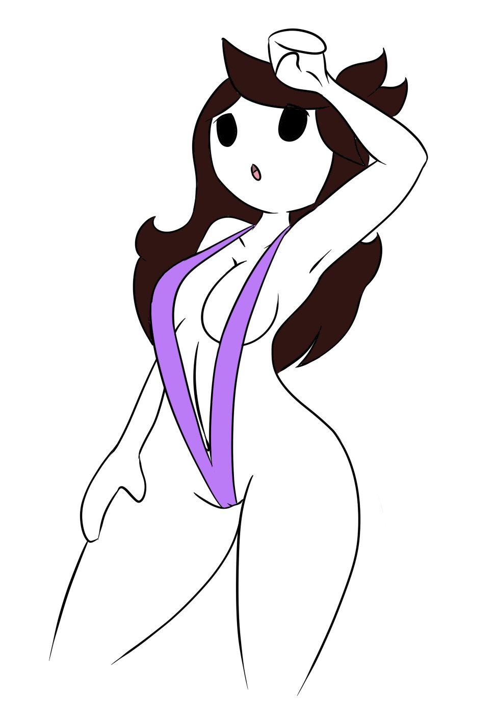 2017 brown_hair jaiden jaiden_animations neronova solo_female tagme v_string_bikini