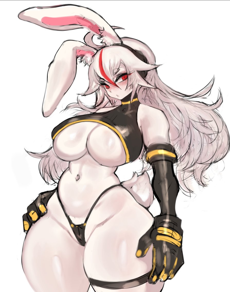 anthro, big breasts, breasts, female, girlsay, solo, solo female, tagme, thick thighs, wide hips