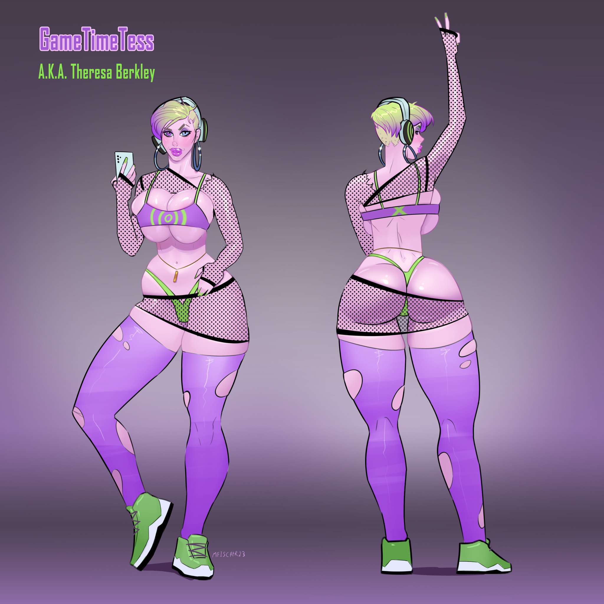 1girls, ass, athletic, athletic female, big ass, big breasts, bottom heavy, breasts, bust, busty, chest, cleavage, curvaceous, curvy, curvy figure, digital media (artwork), eyebrows, eyelashes, eyes, female, female focus, fit, fit female, gamer girl, hair, hips, hourglass figure, huge ass, huge breasts, human, large ass, large breasts, legs, light skin, light-skinned female, lips, mature, mature female, meinfischer, original, original character, round ass, round breasts, slim, slim waist, theresa bertley, thick, thick hips, thick legs, thick thighs, thighs, top heavy, top heavy breasts, upper body, voluptuous, voluptuous female, waist, wide hips