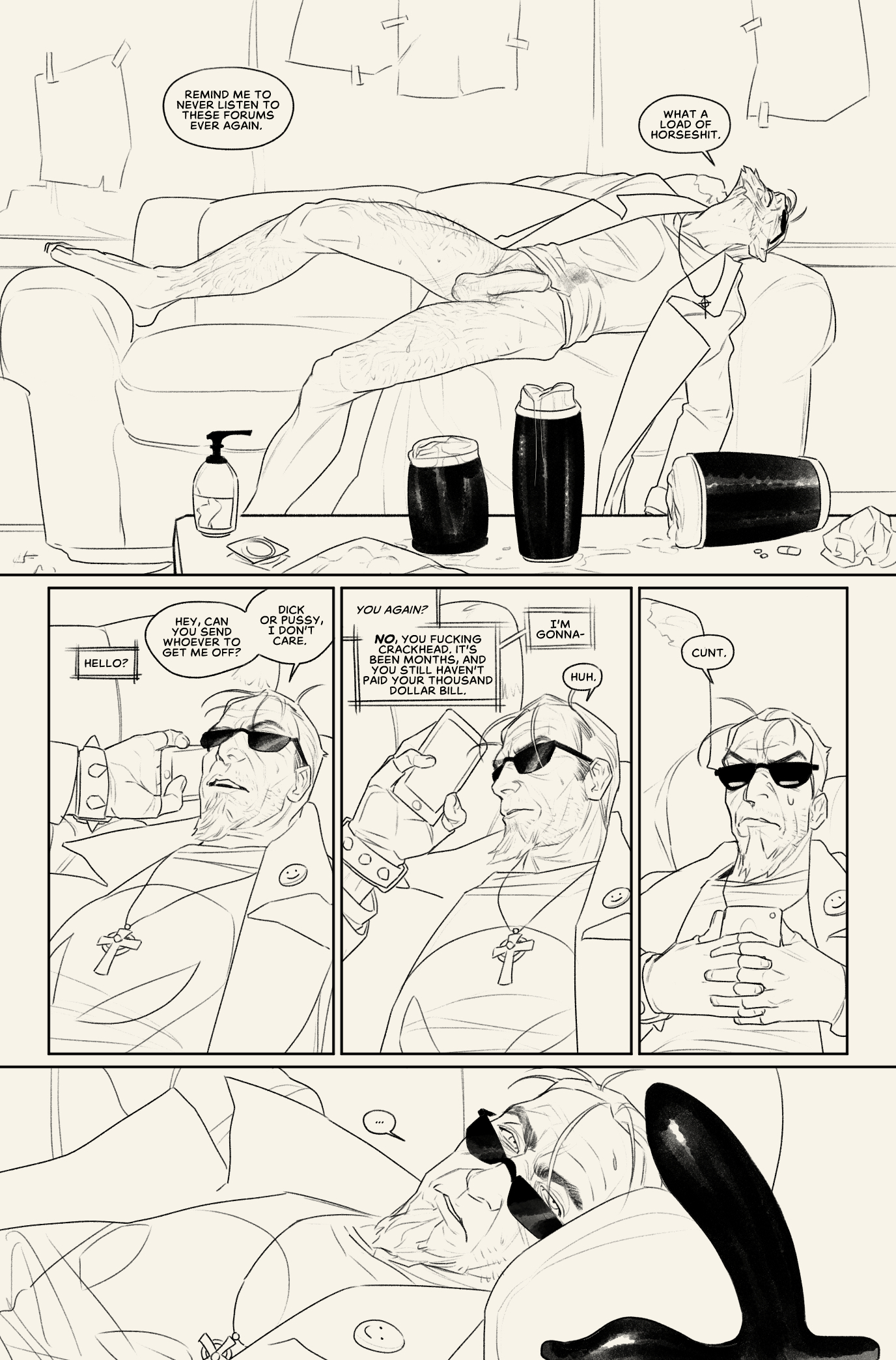 dildo, francishsie, male, penis, postal (series), postal dude, sex toy