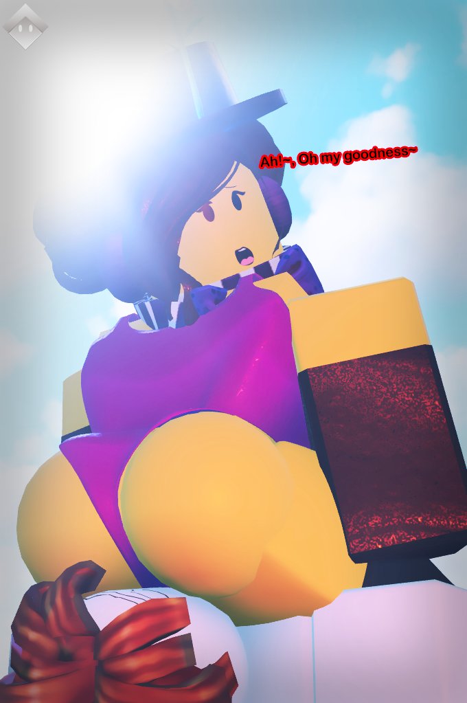 1boy 1girls 3d alternate_version_available ass bacon_hair big_ass dialogue facesitting heyits_aaron konekokitten leotard looking_down roblox robloxian rule_63 sargentakai source_request tagme youtube youtuber