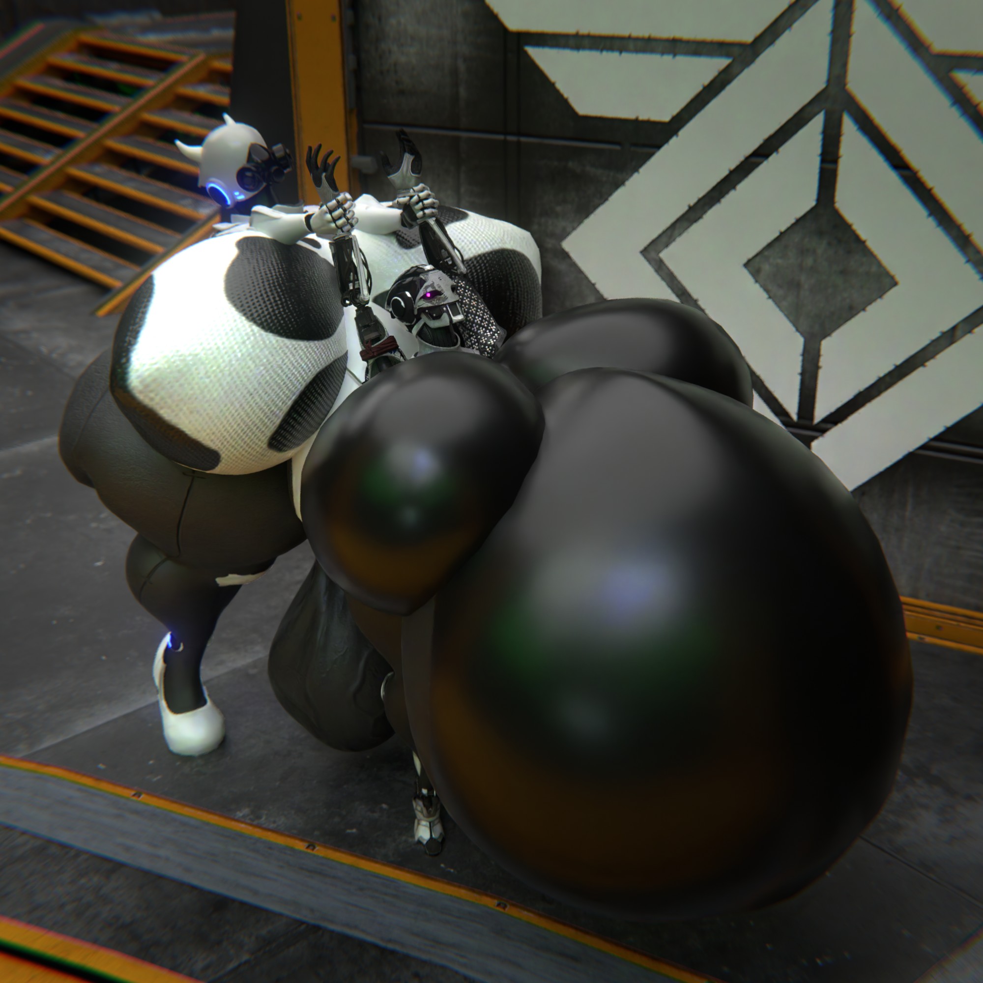 1futa, 1girls, 3d, ada-1, ass, ass bigger than head, big ass, big breasts, big penis, breasts, breasts bigger than head, cumflated belly, cumflation, dark skin, dark-skinned female, destiny (game), exo, female, futa on female, futanari, gigantic breasts, haydee, haydee (game), huge ass, huge breasts, huge cock, hyper ass, hyper breasts, hyper cumflation, hyper pregnancy, inflation, intersex, large belly, latex, latex bodysuit, latex breasts, latex futa, latex nipples, latex suit, nippleless, penis, pregnant, qzk forte, robot, robot futa, robot girl