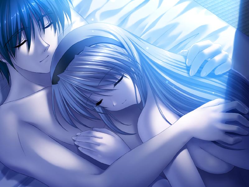 1boy 1girls 
clannad afterglow bed cg clannad closed_eyes completely_nude couple cuddling cute eroge fumio_(ura_fmo) game_cg girl_on_top hairband happy_sex hetero hug key long_hair lying moonlight nude official_art okazaki_tomoya on_back on_bed sakagami_tomoyo sleeping smile tomoyo_after tomoyo_after_~it's_a_wonderful_life~ wholesome