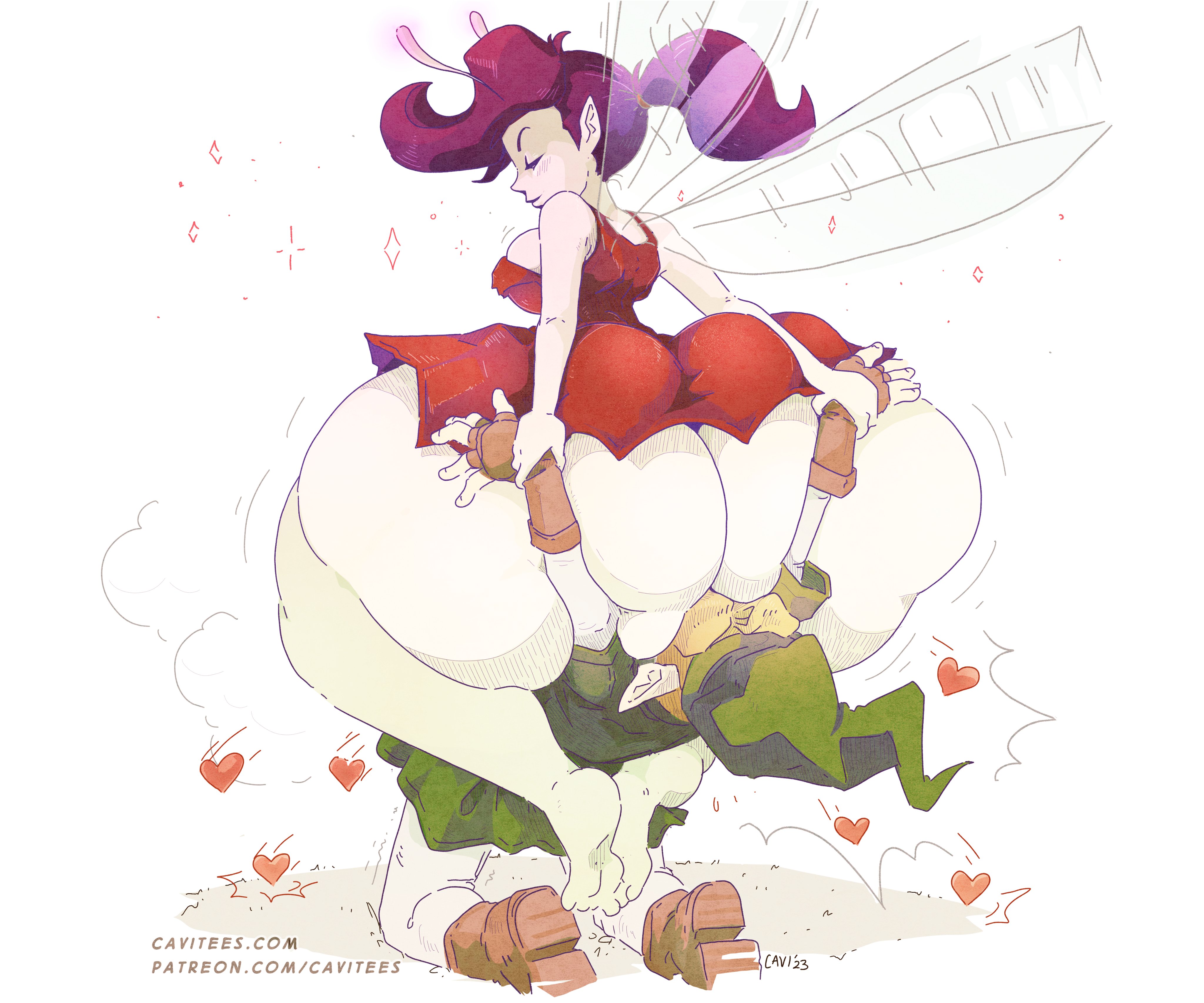 1boy, 1girls, 2023, absurd res, anilingus, ass, ass bigger than head, ass bigger than skirt, ass bigger than torso, blonde hair, bottom heavy, cavitees, enormous ass, fairy, fairy wings, female, gigantic ass, gigantic thighs, great fairy, hips, huge ass, huge thighs, hyper, hyper ass, hyper hips, leg lock, link, long hair, male, massive ass, nintendo, ponytail, purple hair, smothering, the legend of zelda, thick thighs, thighs, wide hips