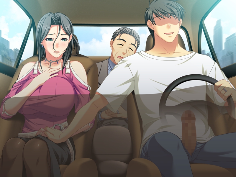 asakura_sakura car cg eroge game_cg husband shiga_ryouji umetsu_reimi umetsu_tatsumi uwaki_tsuma westvision wife