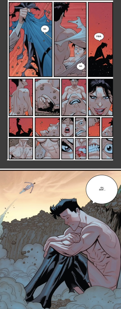 anissa biting_lip blood canonical_scene female_rapist image_comics invincible invincible_110 male_rape_victim mark_grayson official_art rape reverse_rape viltrumite