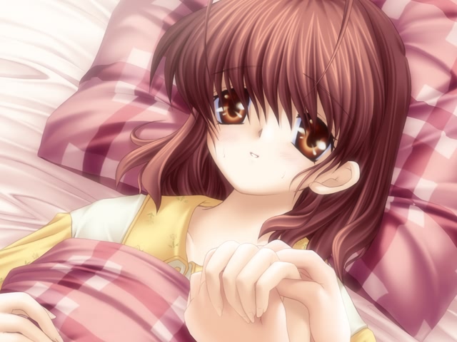 cg clannad clothing furukawa_nagisa game_cg key okazaki_tomoya tagme