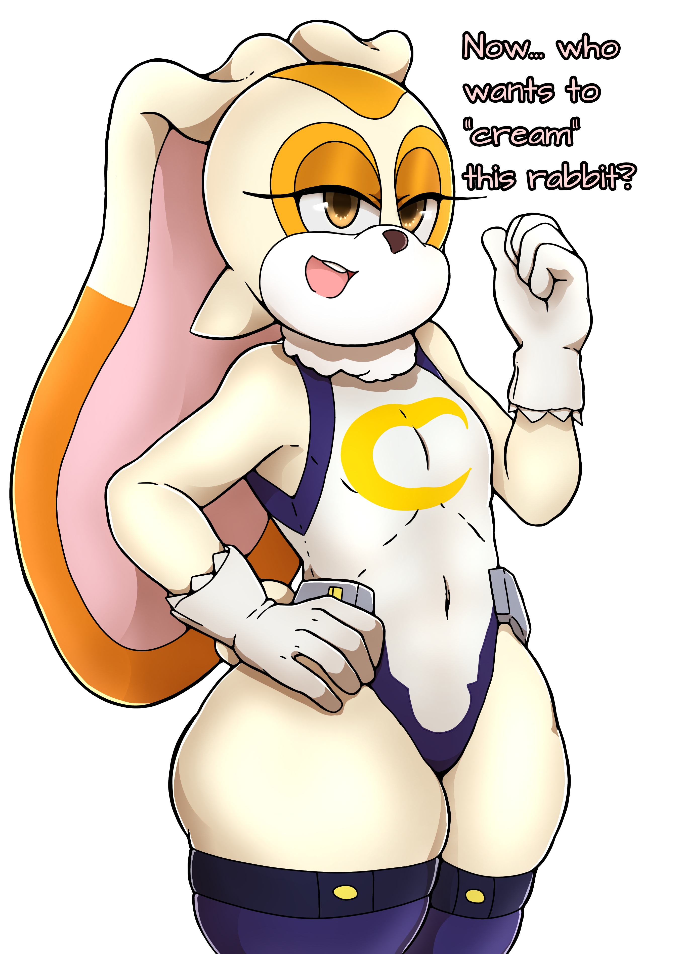 aged up, ass, bunny ears, bunny girl, bunnysuit, cream, cream the rabbit, female, flat chest, flat chested, frederickjdraws, miruko (cosplay), my hero academia, rabbit, rabbit ears, rabbit girl, rabbit humanoid, rabbit tail, sega, shortstack, sonic (series), sonic the hedgehog (series), thick ass, thick legs, thick thighs, wide hips